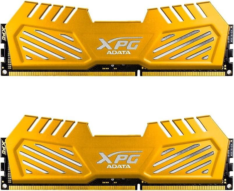 ADATA USA XPG V2 Series 8GB DDR3 1600 PC3 12800 (4GBx2) Kit, Gold (AX3U1600W4G9-DGV)