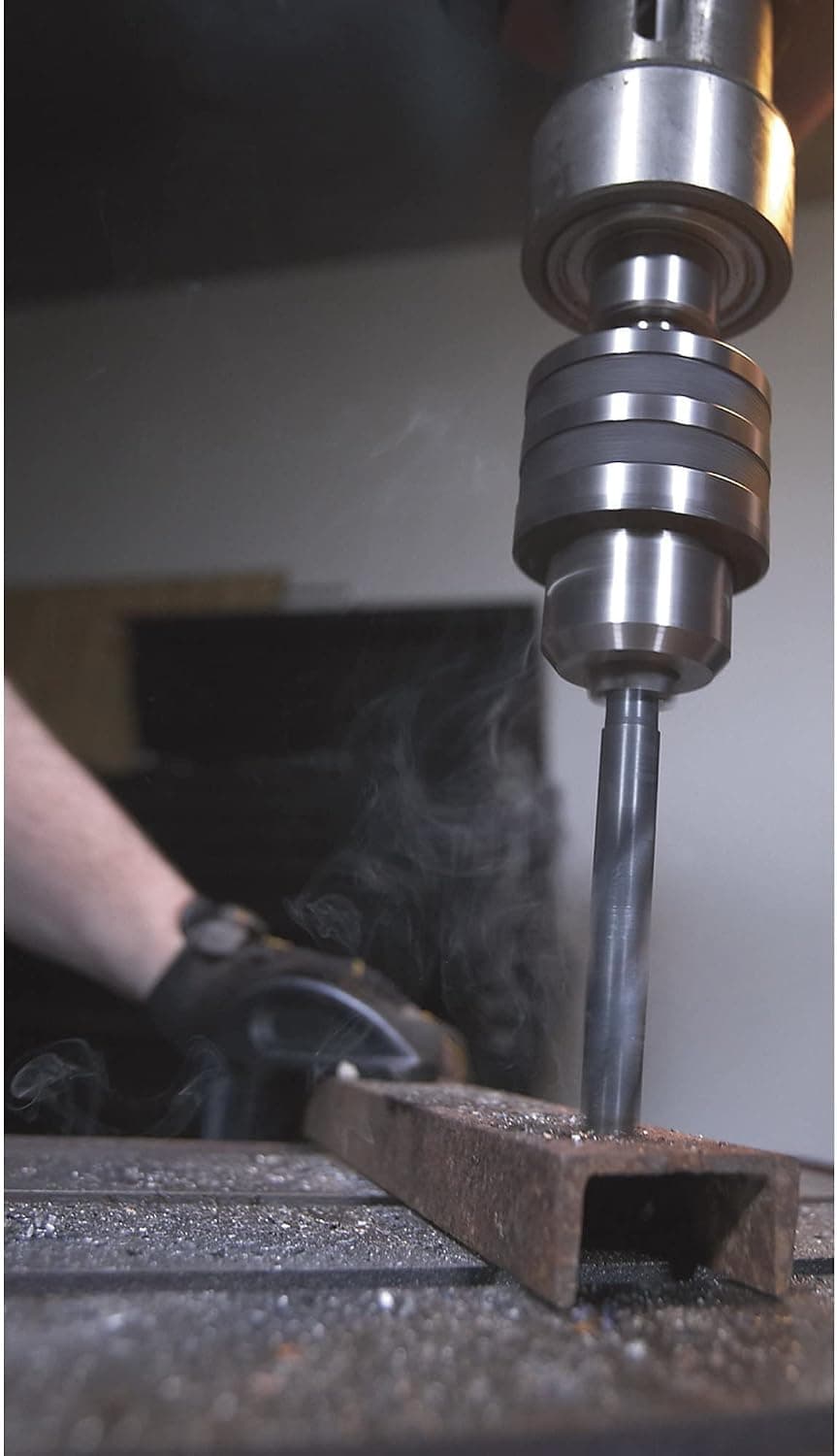 Klutch Floor Drill Press - Variable Speed with Digital Display, 17in. 1 1/2 HP, 120V