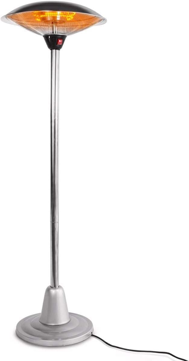 XtremepowerUS Electric 1500 Watt Outdoor Patio Infrared Heater with Stand