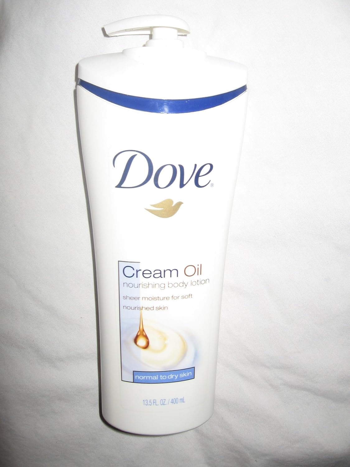 Dove Nourishing Moisture Cream Oil Body Lotion for Normal to Dry Skin 13.5 oz Pump
