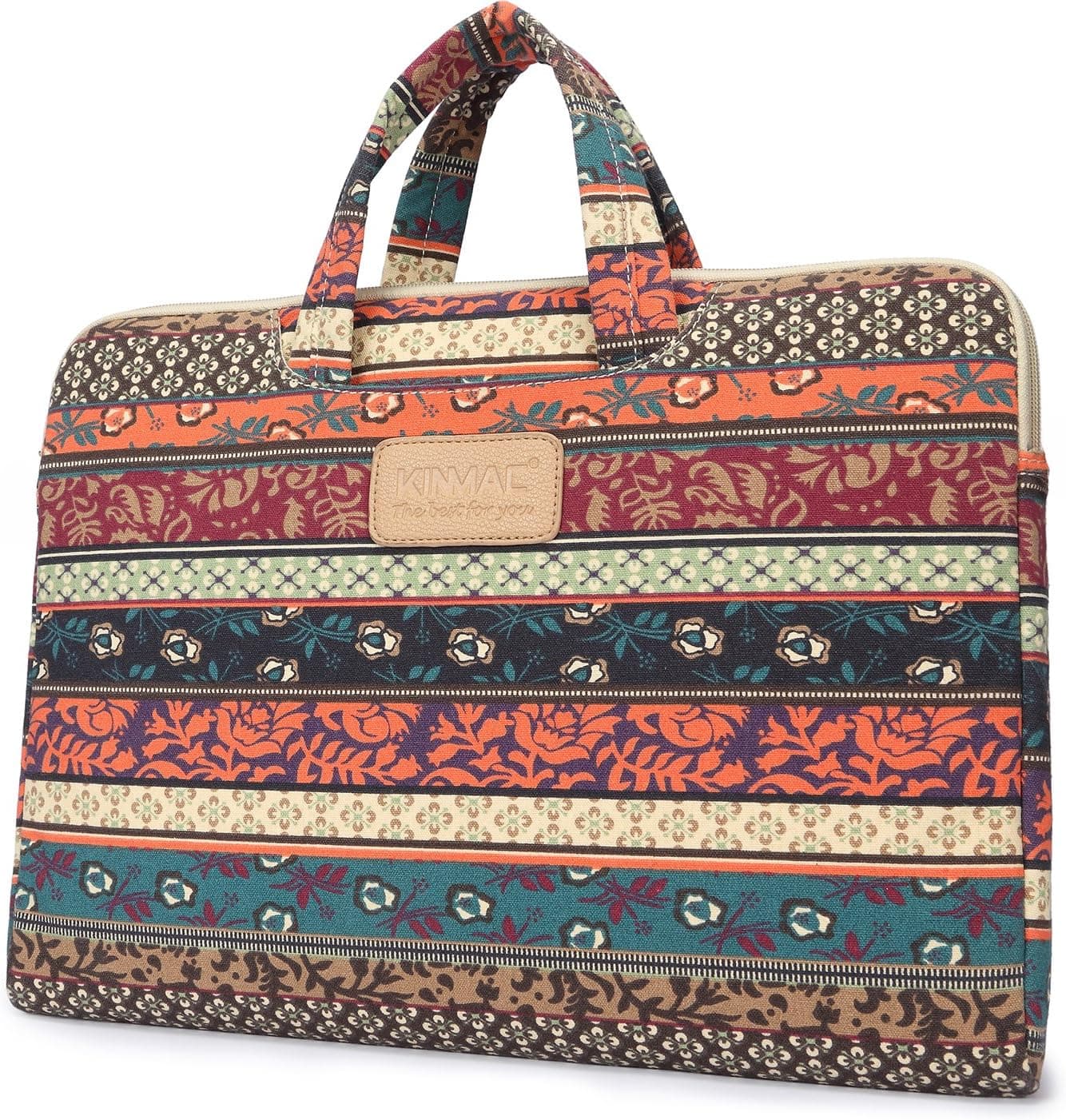 Kinmac New Bohemian Laptop Briefcase 15 Inch for MacBook Pro 15 and 15.6 Inch Dell Hp Lenovo Sony Toshiba Ausa Acer Samsung Laptop Sleeve Bag