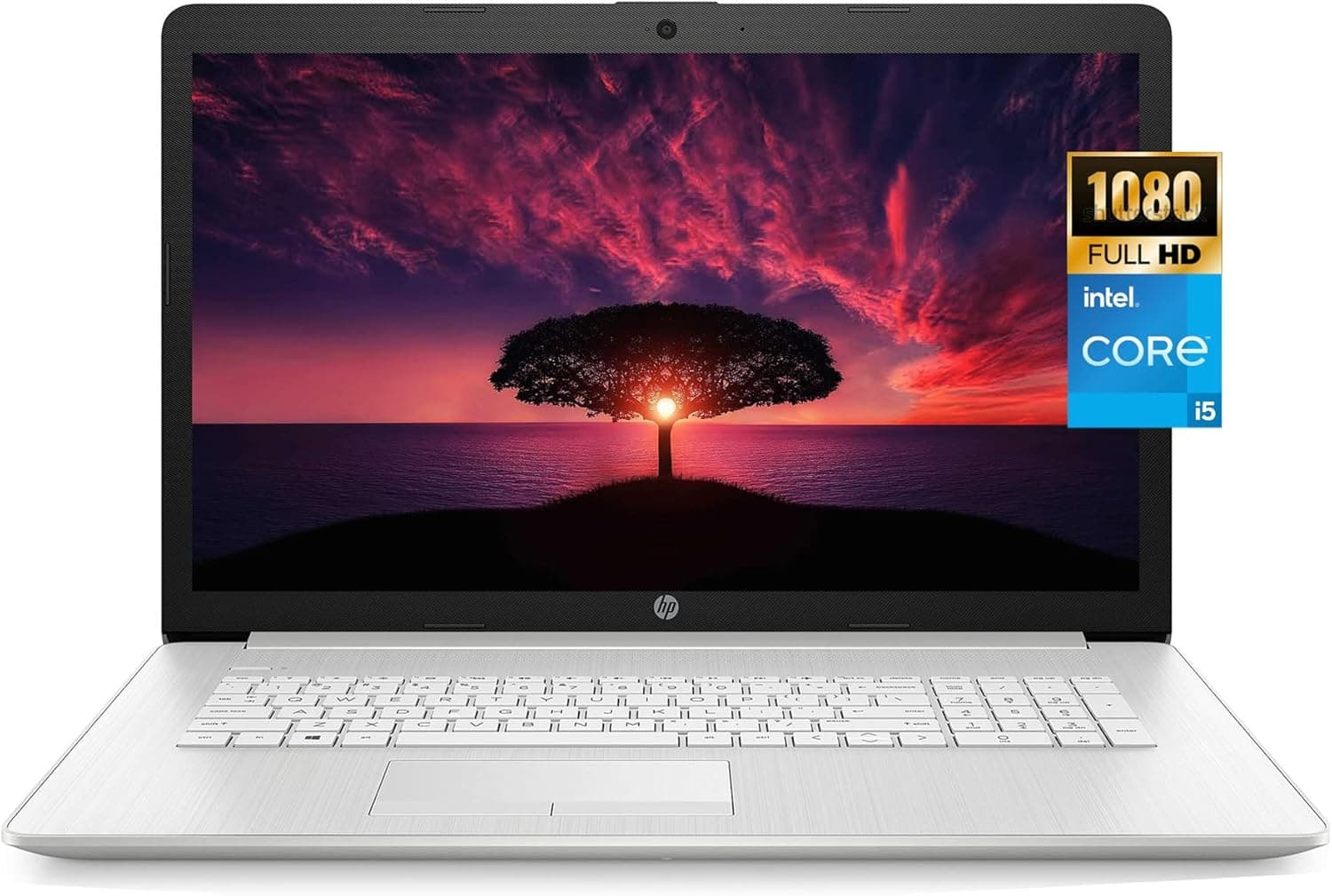 HP 17 Business Laptop Computer, 11th Gen Intel Core i5-1135G7, 17.3" FHD IPS Display, Windows 11 Pro, 16GB RAM, 1TB SSD, Wi-Fi 6, Bluetooth, Webcam, Backlit Keyboard, 32GB Tela USB Card