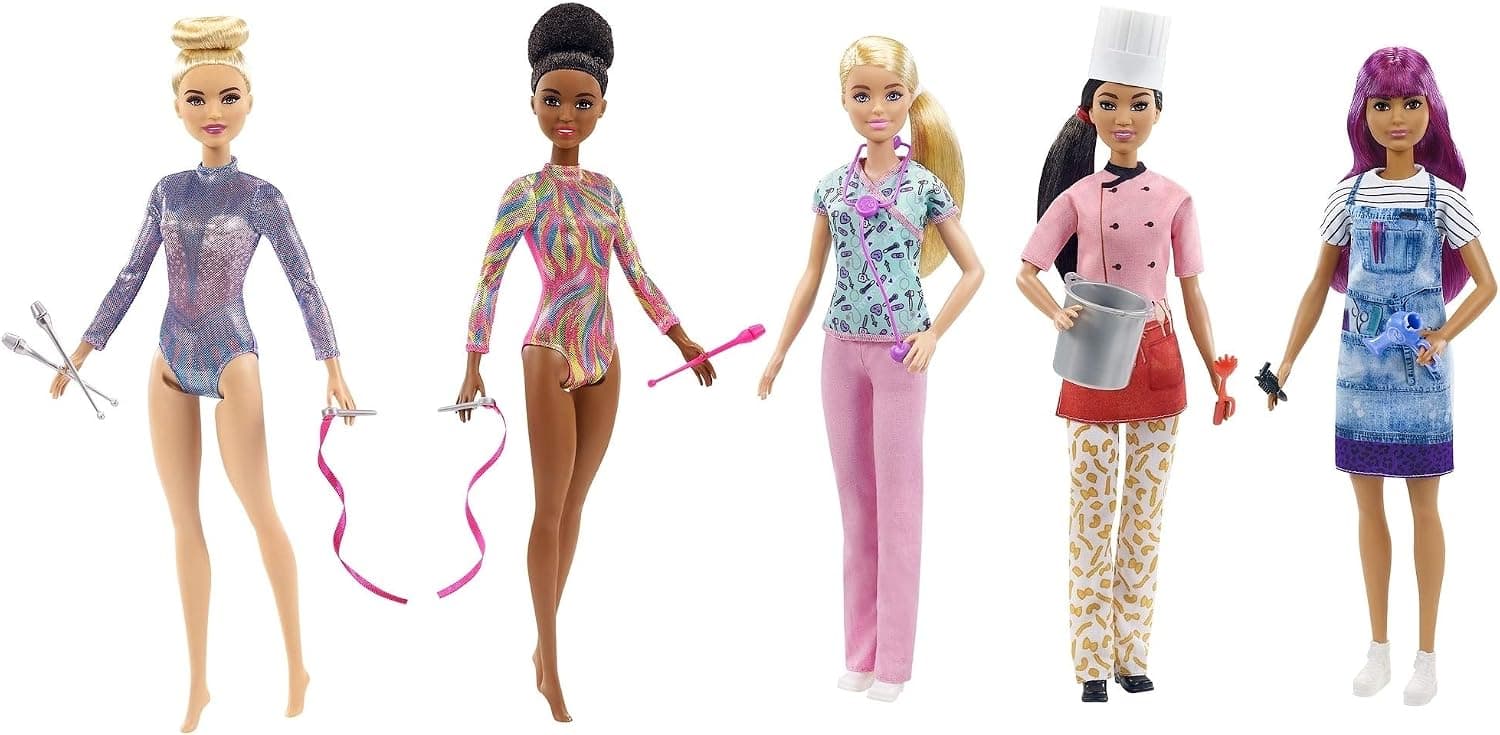 Barbie Career Fashion Doll Collection, Barbie Dolls with Professional Clothes & Job-Themed Accessory (Styles May Vary)