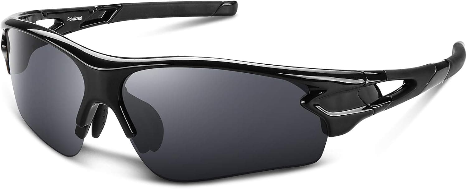 BEACOOL Polarized Sports Sunglasses for Men Women Youth Baseball Fishing Cycling Running Golf Motorcycle Tac Glasses UV400