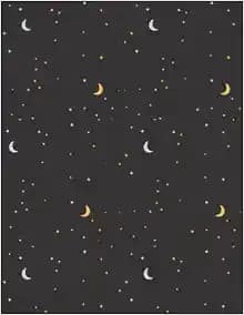 Night Sky-8.5X11 Notebook, White Paper, 120 Pages, College Ruled