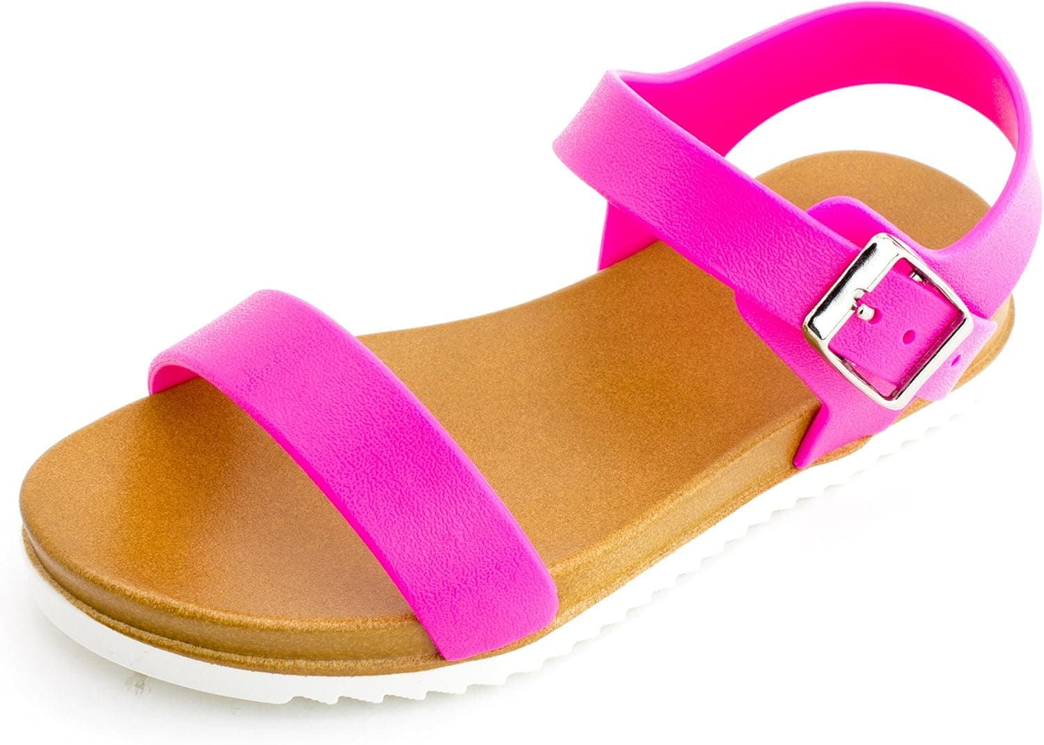 Kali Girls Open Toe Gladiator 2 Strap Flat Sandals (Toddle/Little Kid)
