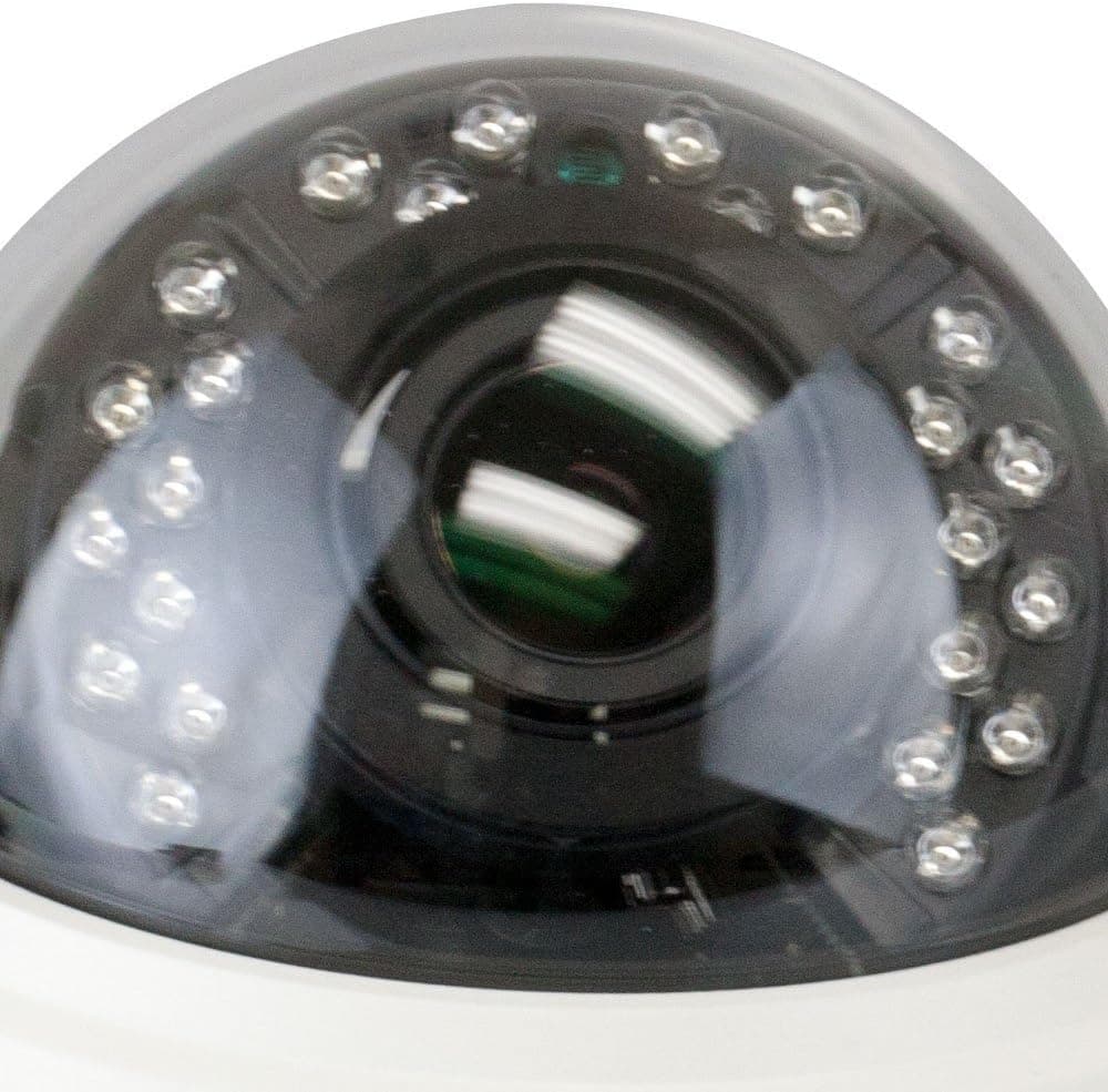 GW Security 5MP HD 1920P PoE Security Dome IP Camera with 2.8-12mm Varifocal Zoom Lens, White