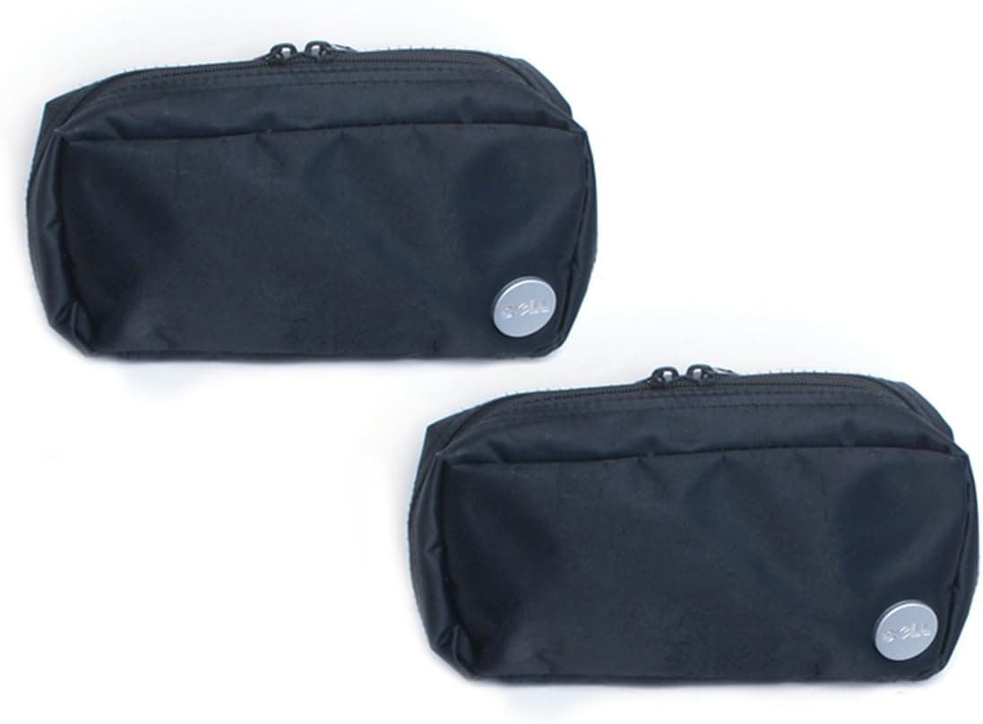 2-LOT Genuine Dell OXZ005, XZ005, CN-OXZ005 Small Black Bag Carry-Case Pouch For Select Dell Notebook Adapters Nylon, Dimensions: 8 1/4" X 6" X 2" Compatible Part Numbers: OXZ005, XZ005, CN-OXZ005