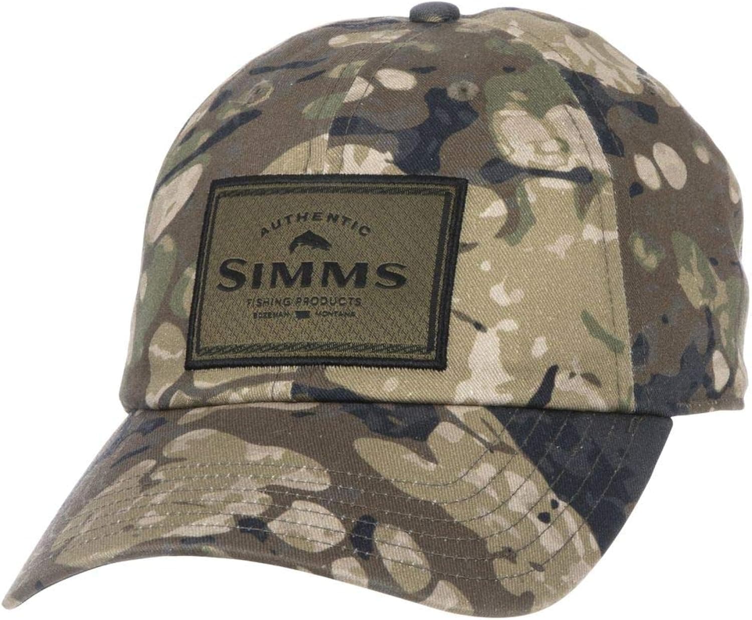 Simms Single Haul Fishing Cap, Low Profile Fishing Hat for Men