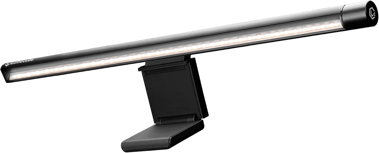 LUME CUBE Monitor Light Bar, Eye-Caring LED Desktop lamp, USB Power, Adjustable Brightness & Color