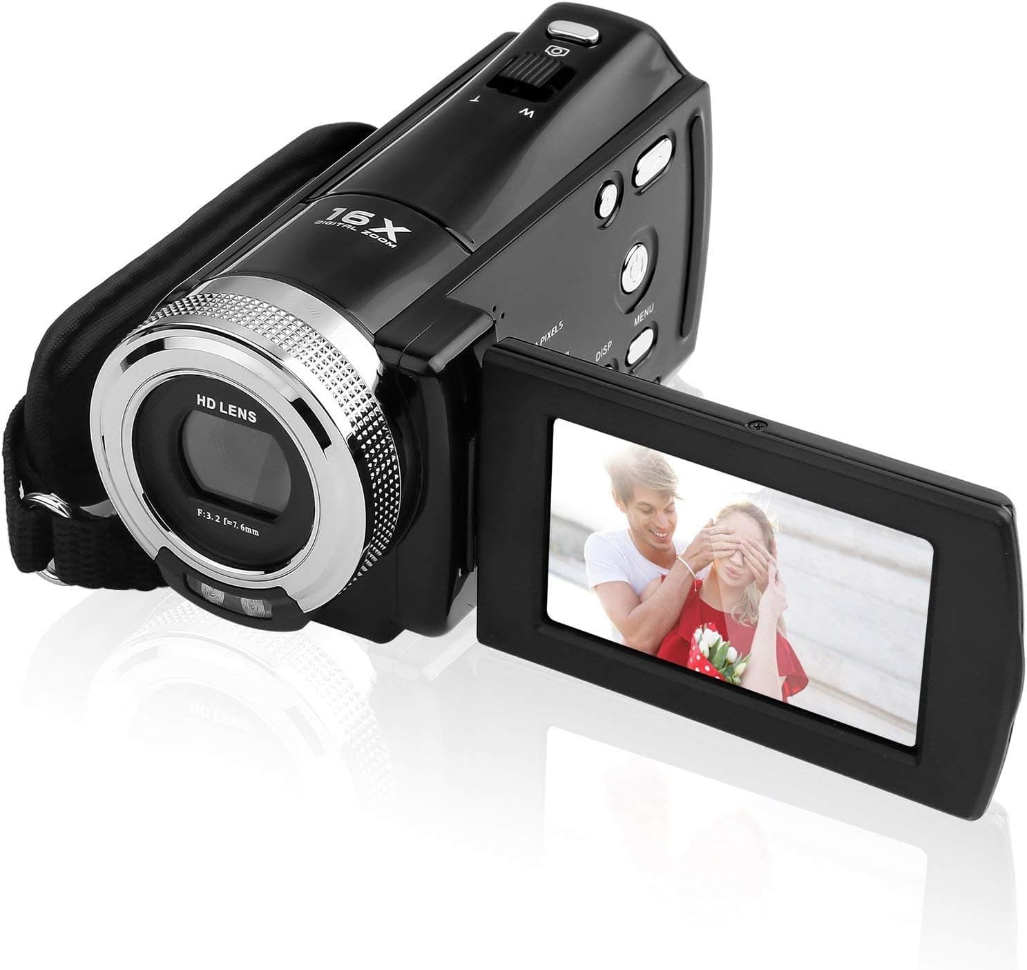 GordVE Mini DV 16MP High Definition Digital Video Camcorder DVR 2.7'' TFT LCD 16x Zoom Hd Video Recorder Camera 1280 x 720p Digital Video Camcorder