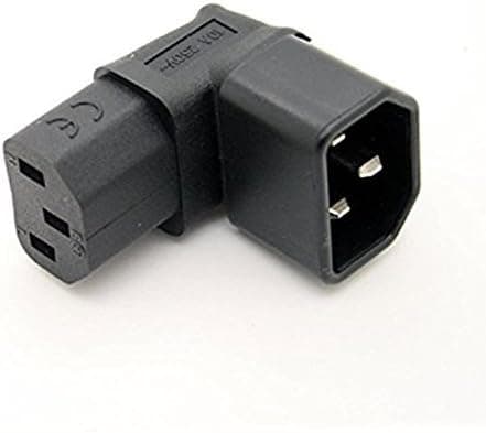 Dshot IEC C14 to C13 Angled PDU PSU UPS plug socket 90 degree TV wall power Adapter¡­