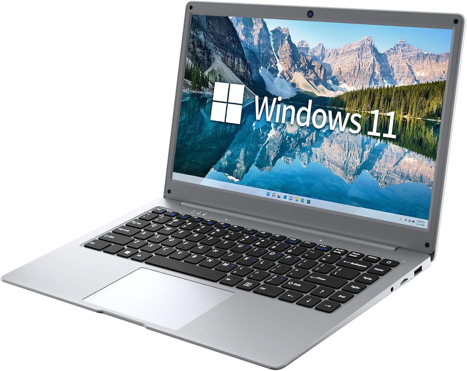 OEDODO Laptop 14'' Full HD, 12GB RAM, 256GB SSD, Laptop Computer with Windows 11, Intel UHD Graphics, Intel Celeron Processor, USB 3.0, Bluetooth, Grey