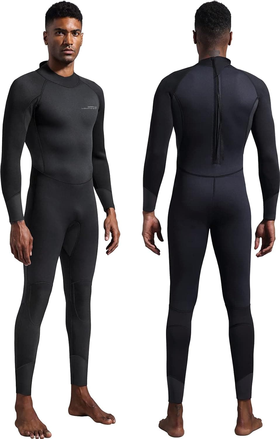 Dark Lightning 3mm Wetsuit Women, Women's Wetsuit Long Sleeve Full Suit Premium Neoprene Womens Suit Scuba Diving/Surf/Canoe, Jumpersuit (Men's Size S2)…