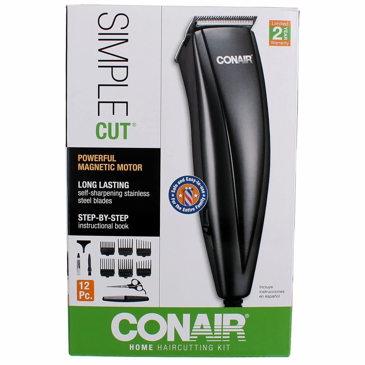 Hair Clippers, 12-Pc. Set
