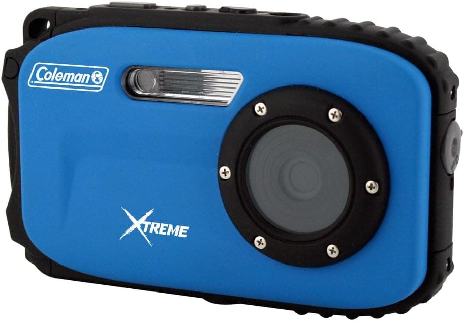 Coleman 12.0 MP Waterproof Digital Still and Video Camera with CMOS Sensor and 1x Optical Zoom (Blue)