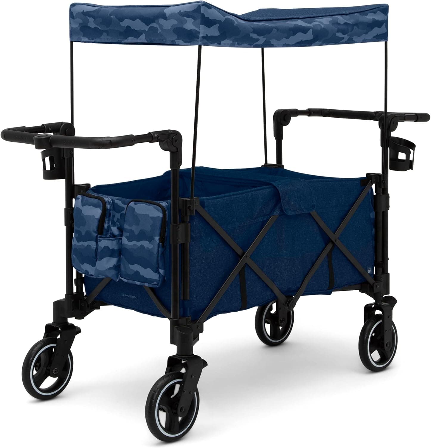 babyGap by Delta Children Deluxe Explorer Wagon - Greenguard Gold Certified,Navy Camo