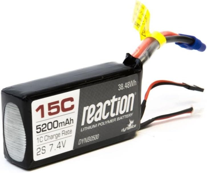 Dynamite 7.4V 5200mAh 2S 15C LiP0 Battery