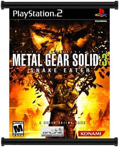 Metal Gear Solid 3 Snake Eater Game Fabric Wall Scroll Poster (31"x44") Inches
