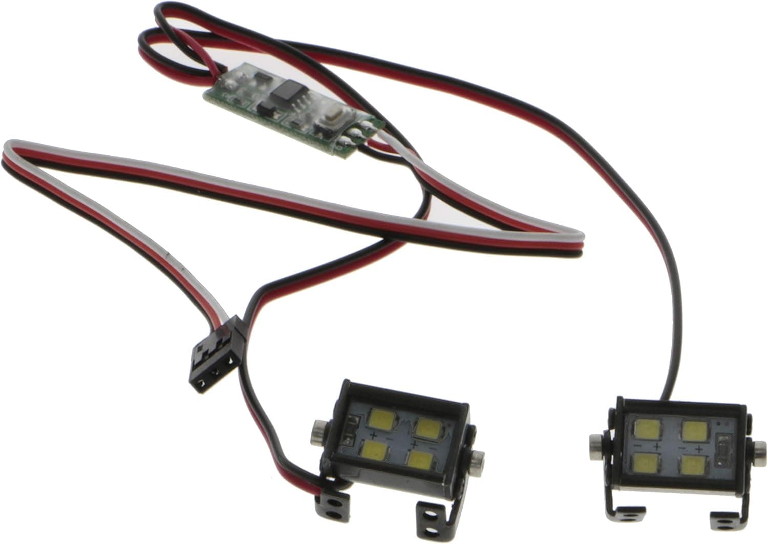 Ky-RC Simulation Model Lamp Trx4 Scx10 CC01 Double Row Led Highlighter Double Street Lamp 4 Lamps