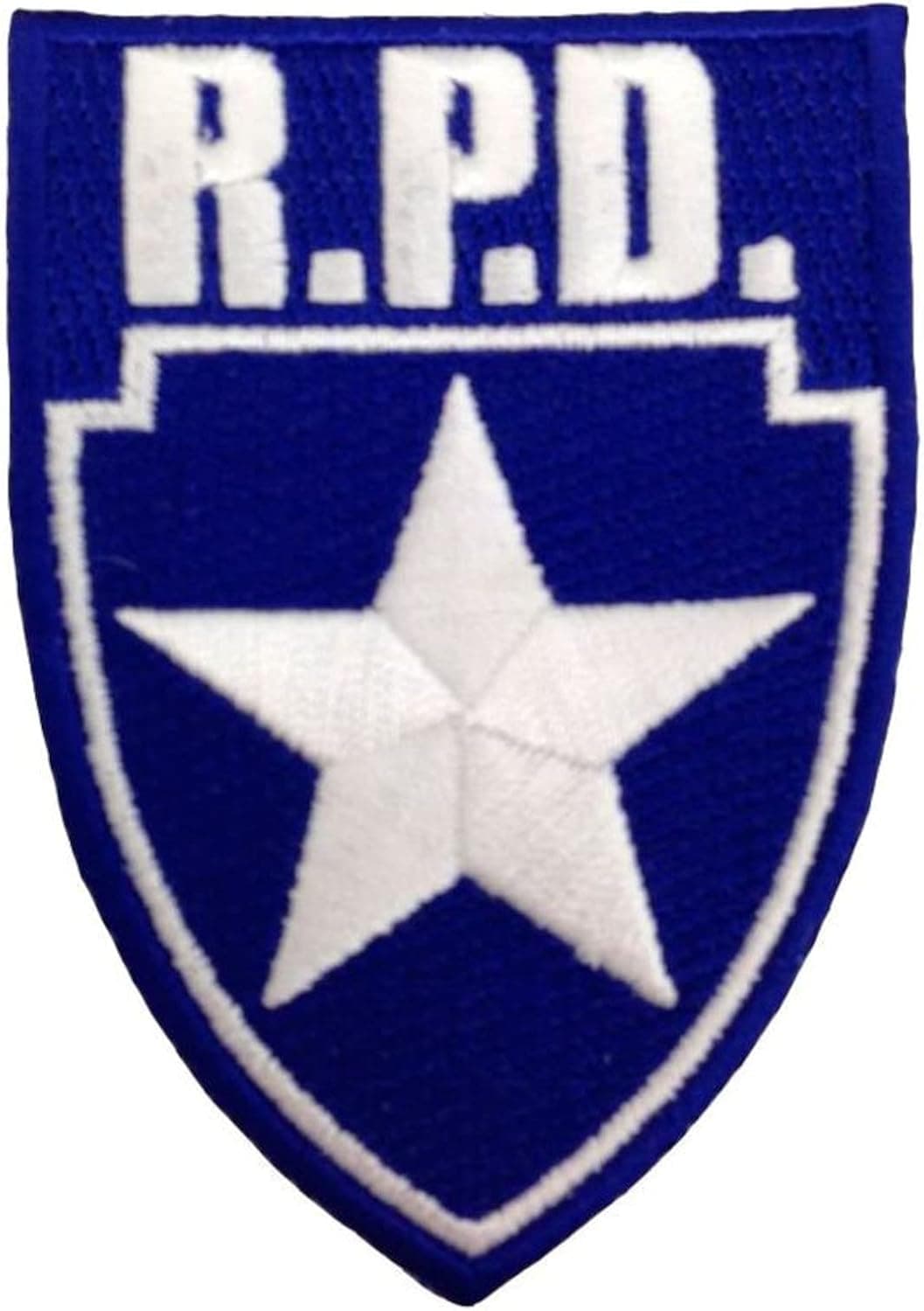 RESIDENT EVIL R.P.D. Silver Star Blue Logo Shield PATCH