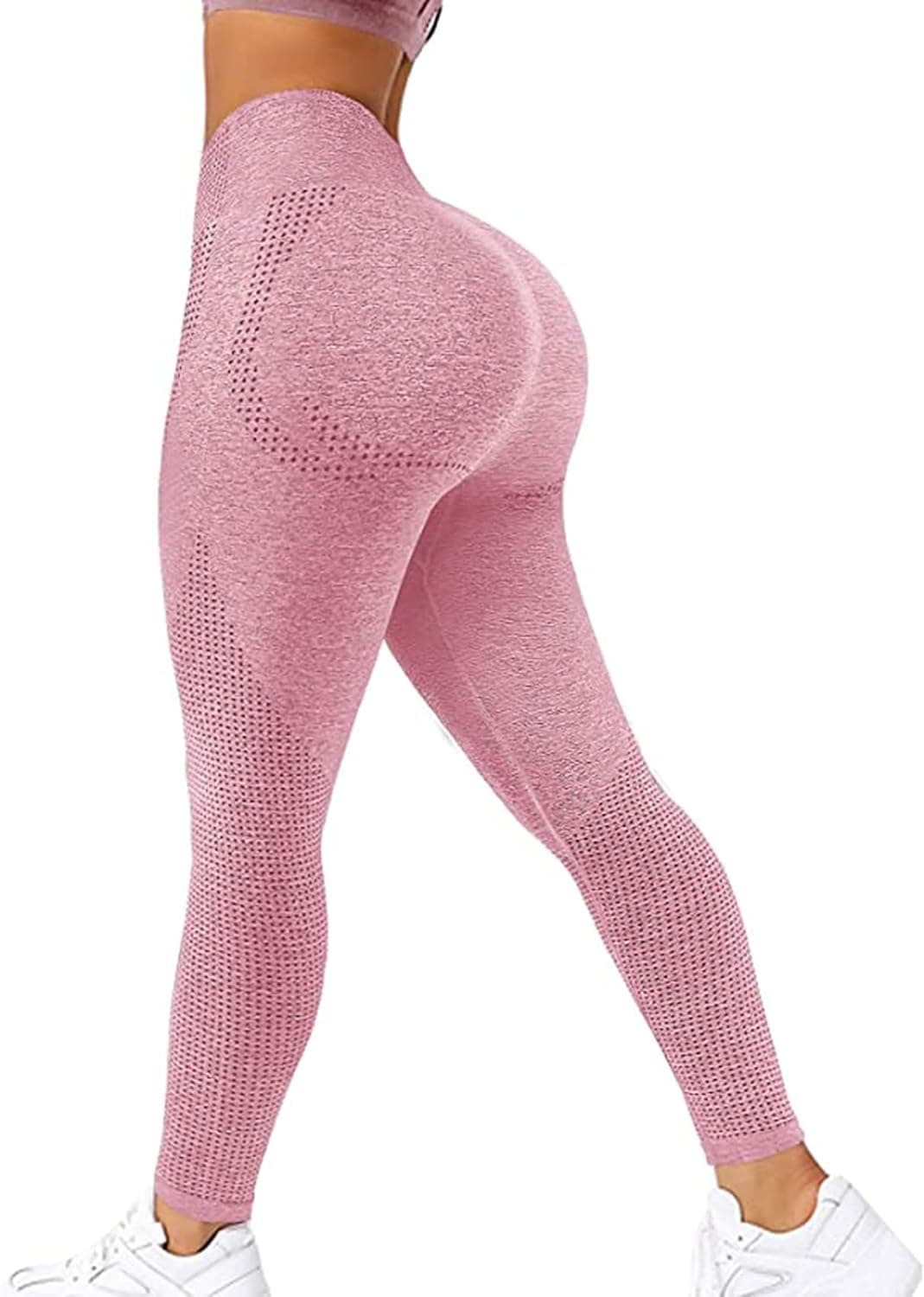 JGS1996 Women Scrunch Butt Lifting Seamless Leggings Booty High Waisted Workout Yoga Pants
