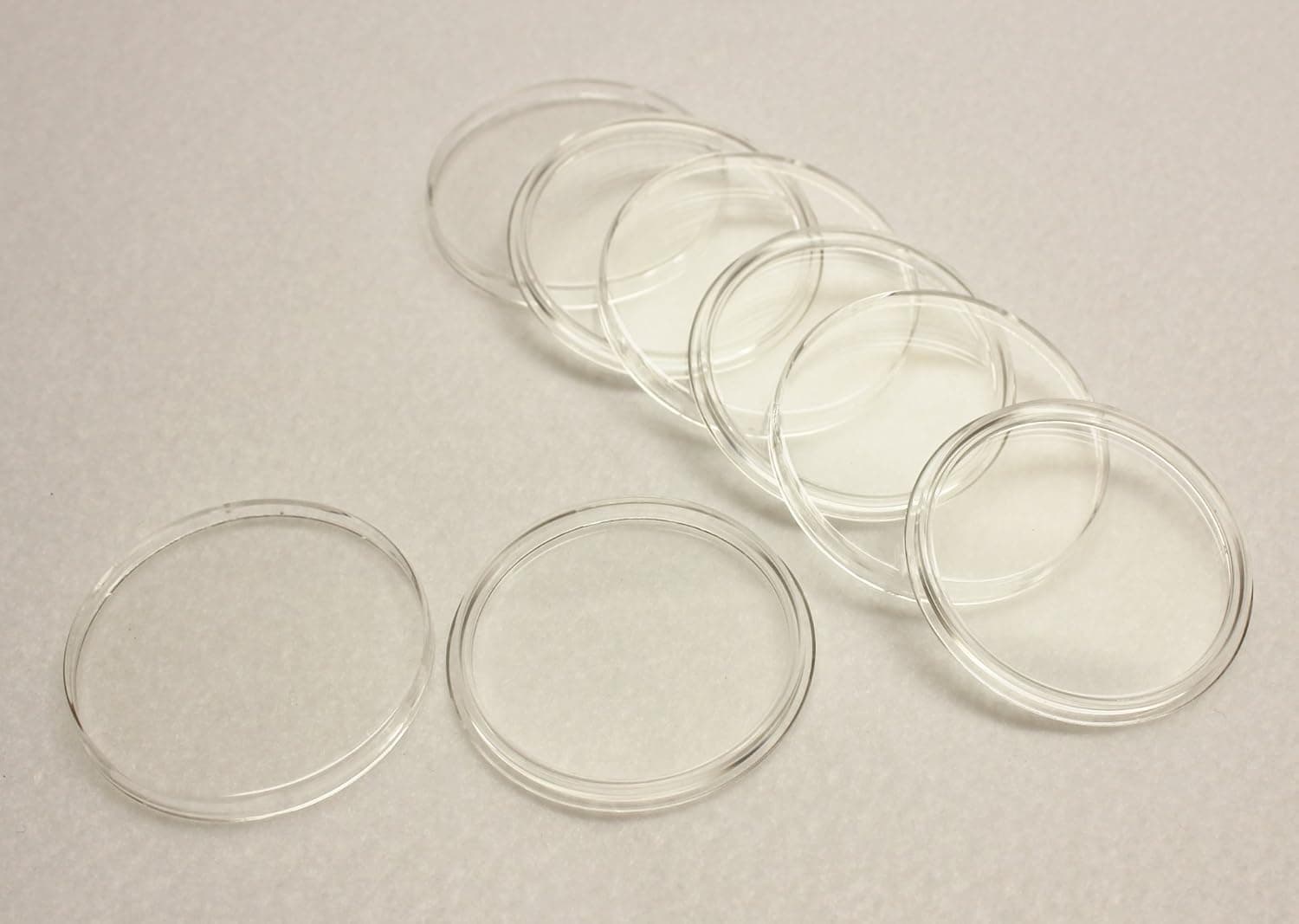 Air-Tite (50) Direct Fit Model H38 Coin Holder Capsules for US Morgan, Peace and IKE Silver Dollars