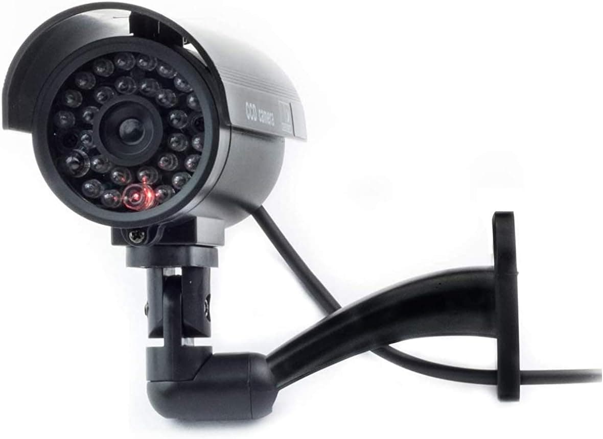 DigiCharge Dummy CCTV Camera Outdoor Indoor Fake Simulated CCTV Security Imitation Surveillance Cam Flashing LED (1PCS)