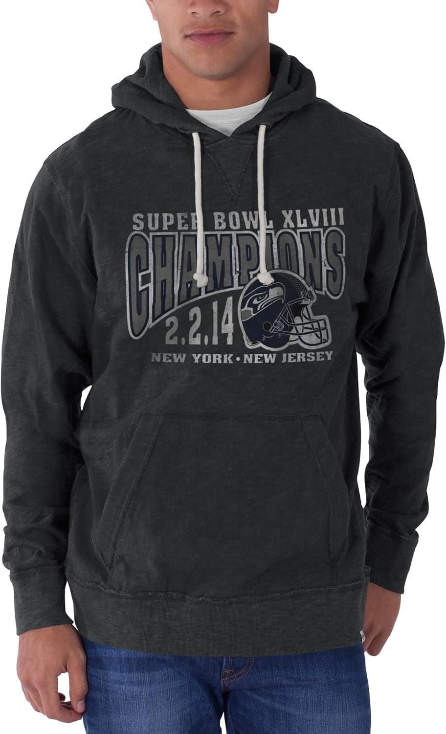 NFL Seattle Seahawks Men's Super Bowl XLVIII Champions Slugger Hoodie