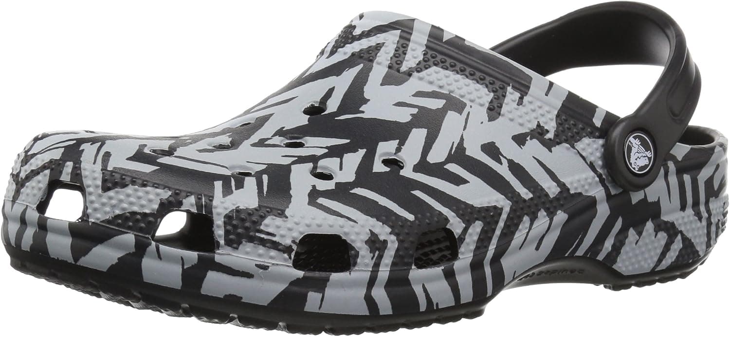 Crocs Unisex-Adult Men's and Women's Classic Graphic Clog | Comfortable Water Shoes