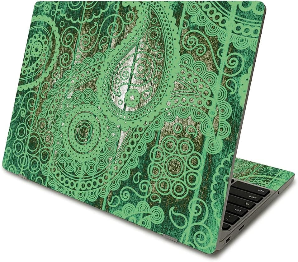 MightySkins Skin Compatible with Samsung Chromebook 4 (2021) 11.6" - Vintage Paisley | Protective, Durable, and Unique Vinyl Decal wrap Cover | Easy to Apply and Change Styles | Made in The USA