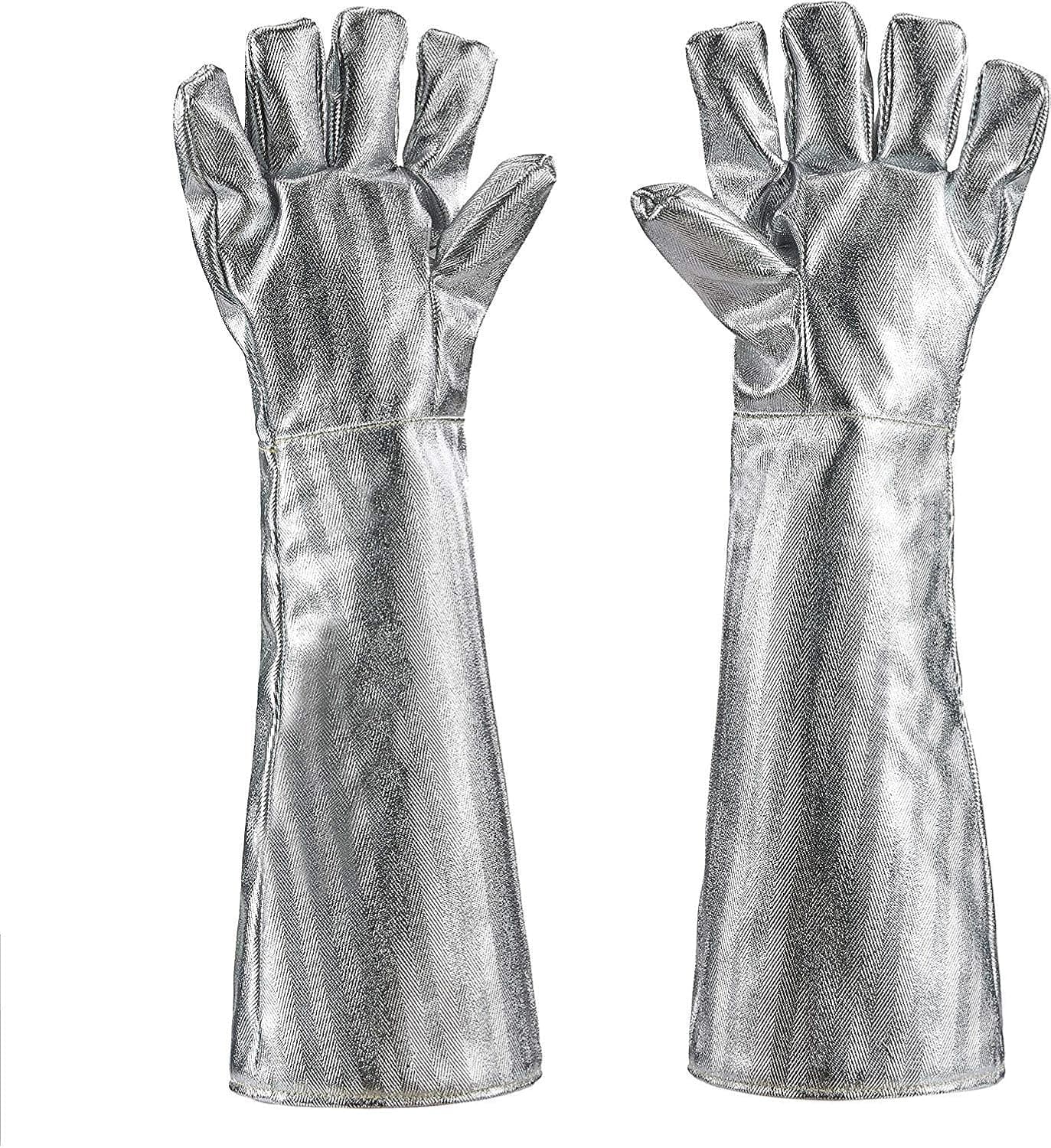 High Temperature Kevlar Aluminized Glove Heat Resistant Glove Welding Glove 55cm