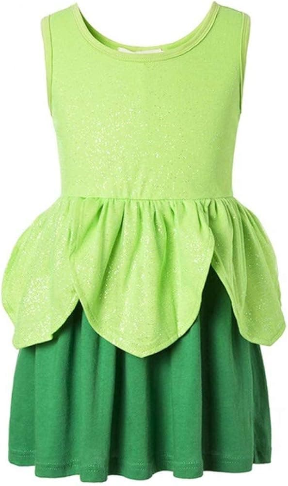 Tinkerbell Classic Girls Costume Tinker Bell Princess Dress Girls Dress Fairies Tink The Fairy Rescue Classic Costume