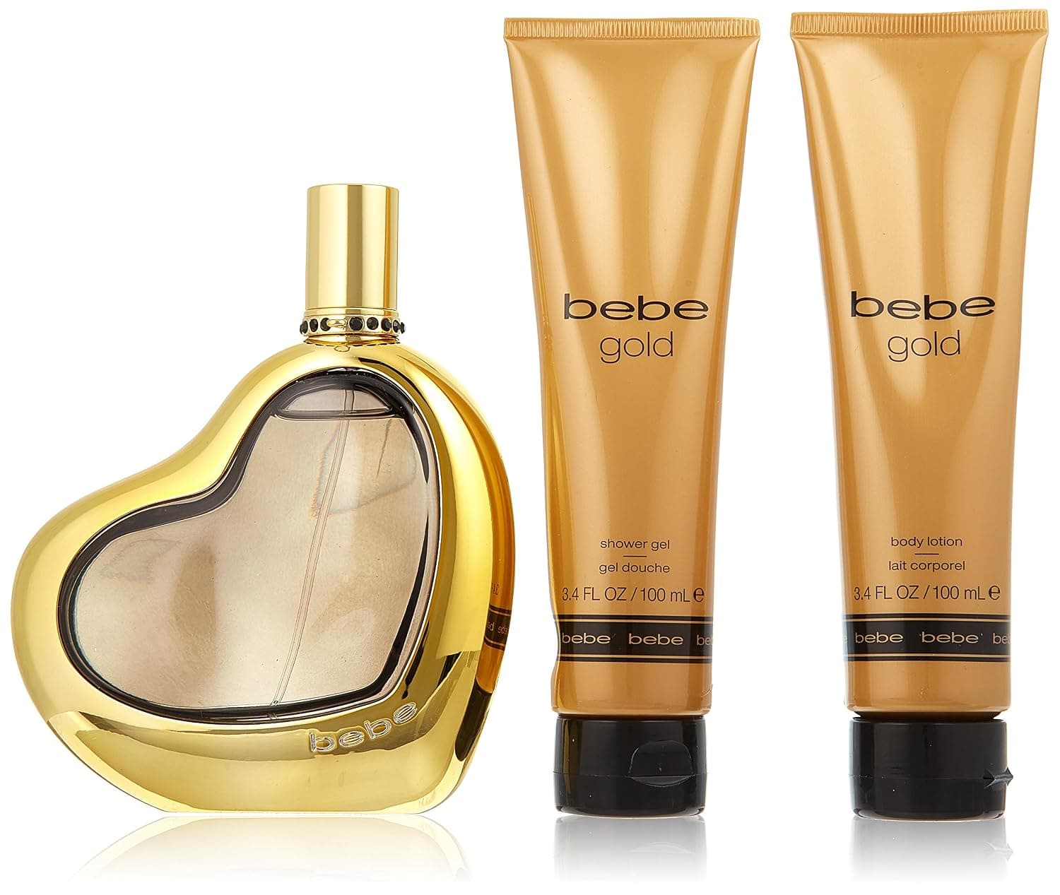Bebe Gold 4 Piece Gift Set for Women