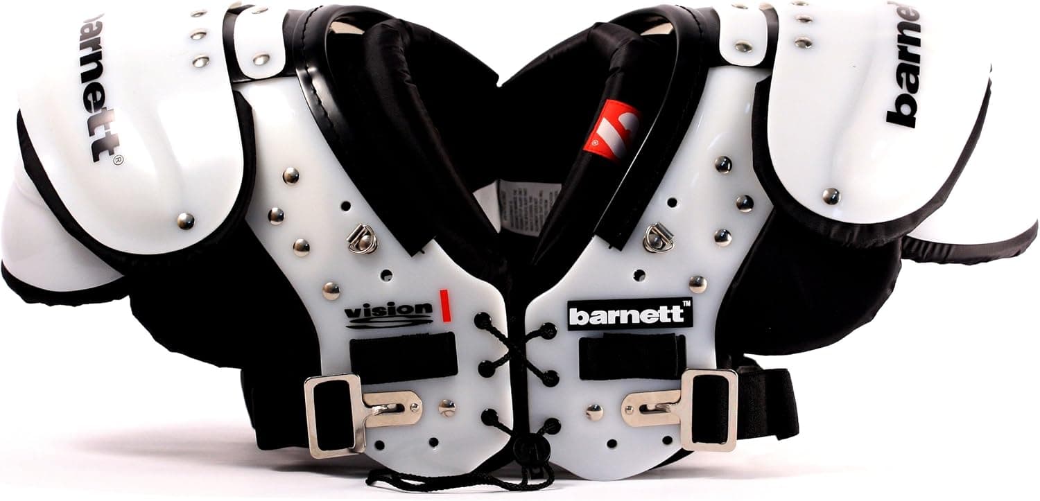 Vision I Competition Football Shoulder pad, QB-WR, Black