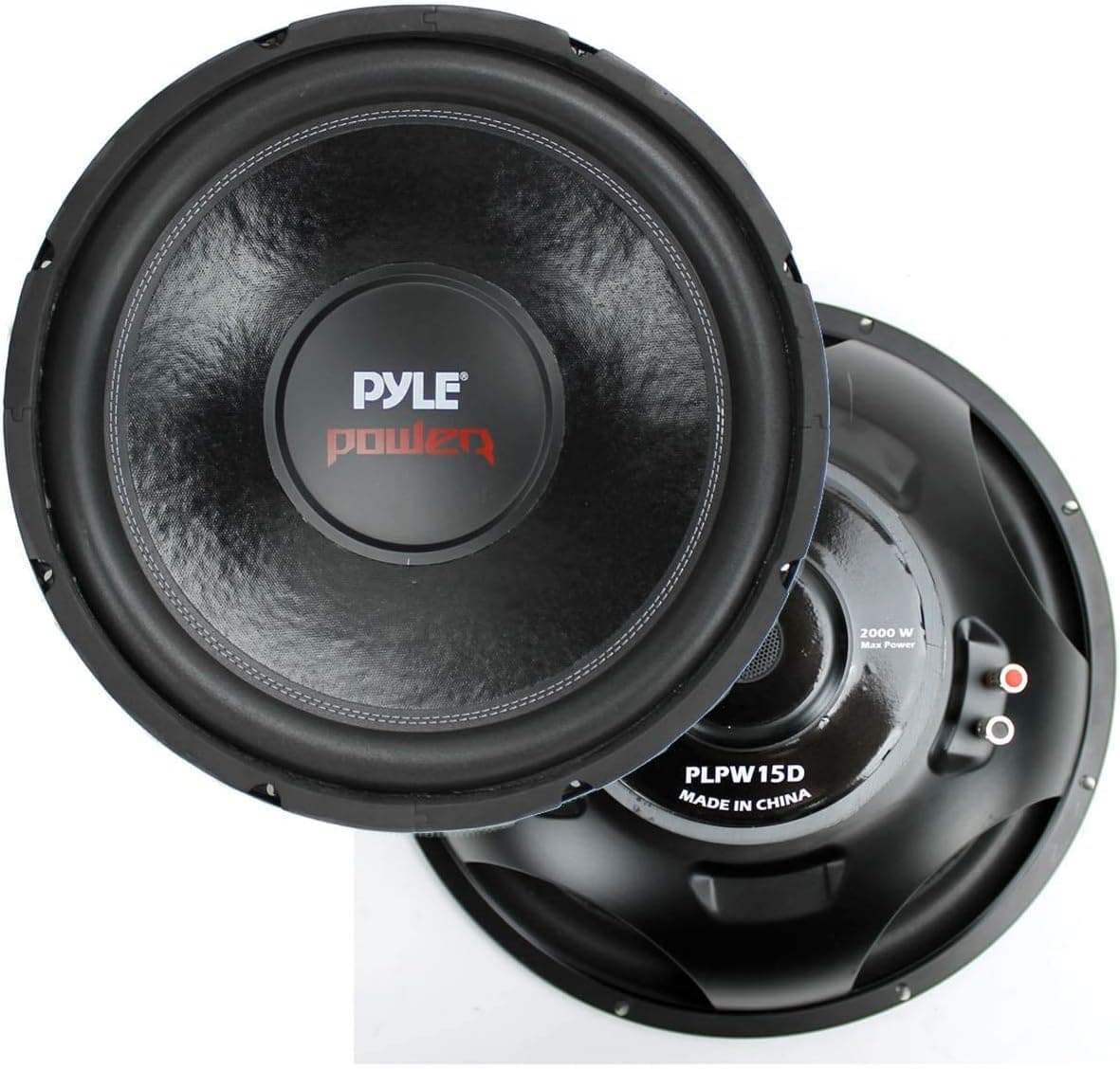 New Pyle PLPW15D 15" 2000 Watt 4-Ohm DVC Power Car Audio Subwoofer Sub Woofer