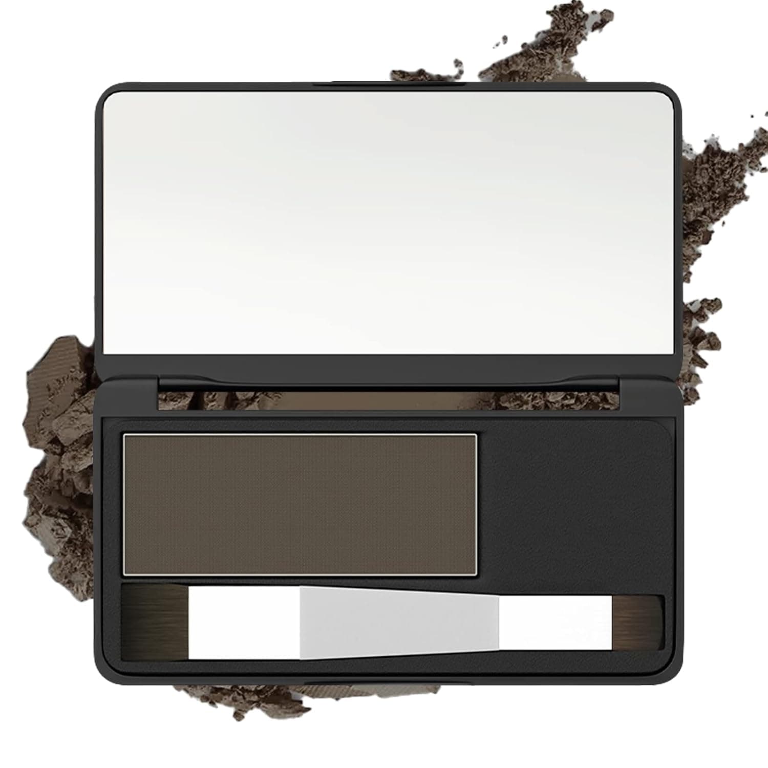 Instantly Hairline Powder Root Touch Up Dark Brown, Hair Line Shadow Powder Hair Color Root Cover Up Powder Temporary Concealing Powder for Women & Men (Dark Brown)
