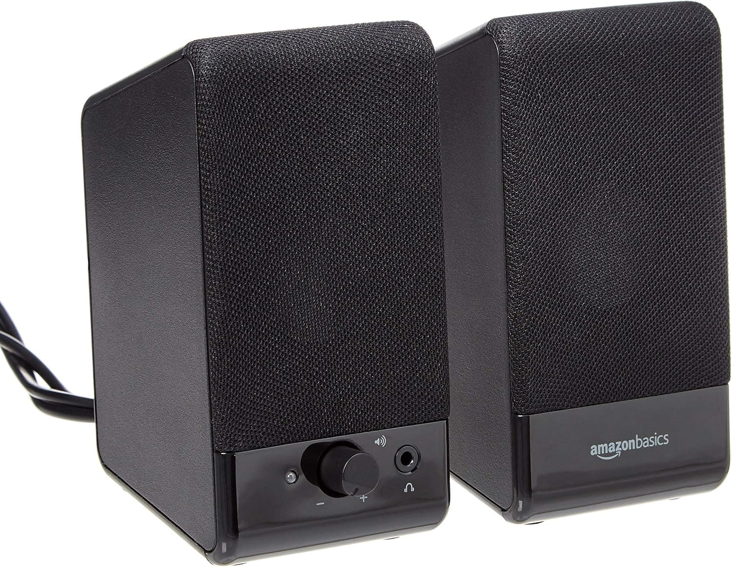 AmazonBasics Computer Speakers for Desktop or Laptop PC | USB-Powered (Renewed)