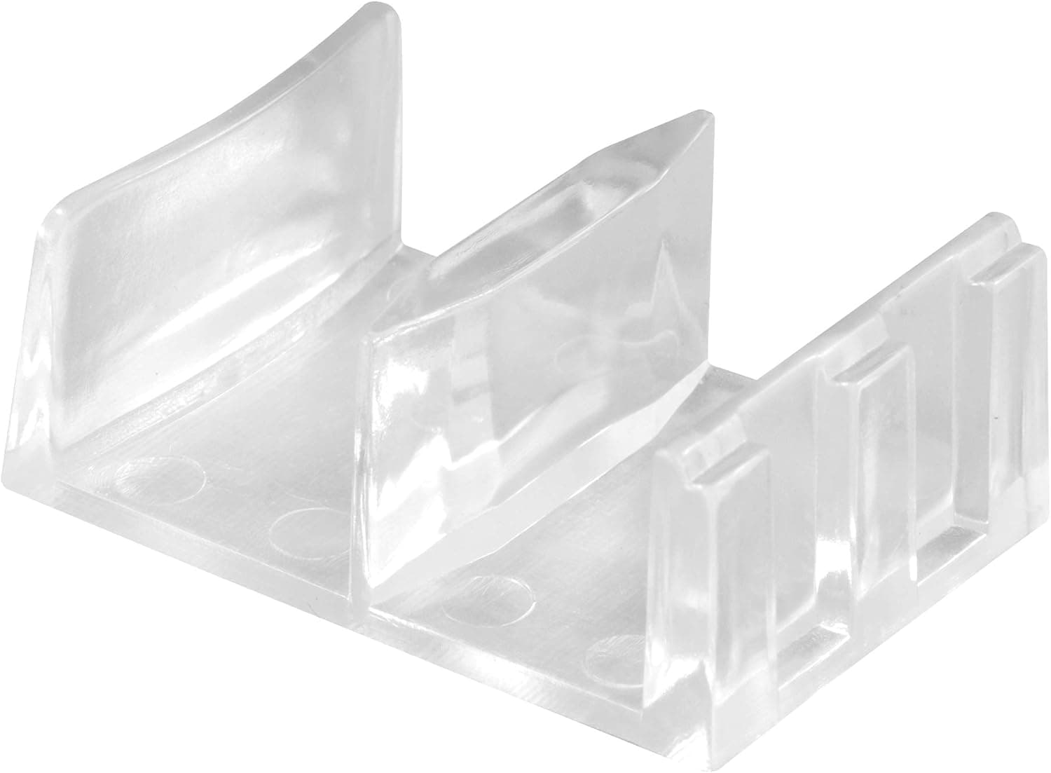 Prime-Line MP6058 Shower Door Bottom Guide Assembly, (2-pack), Clear