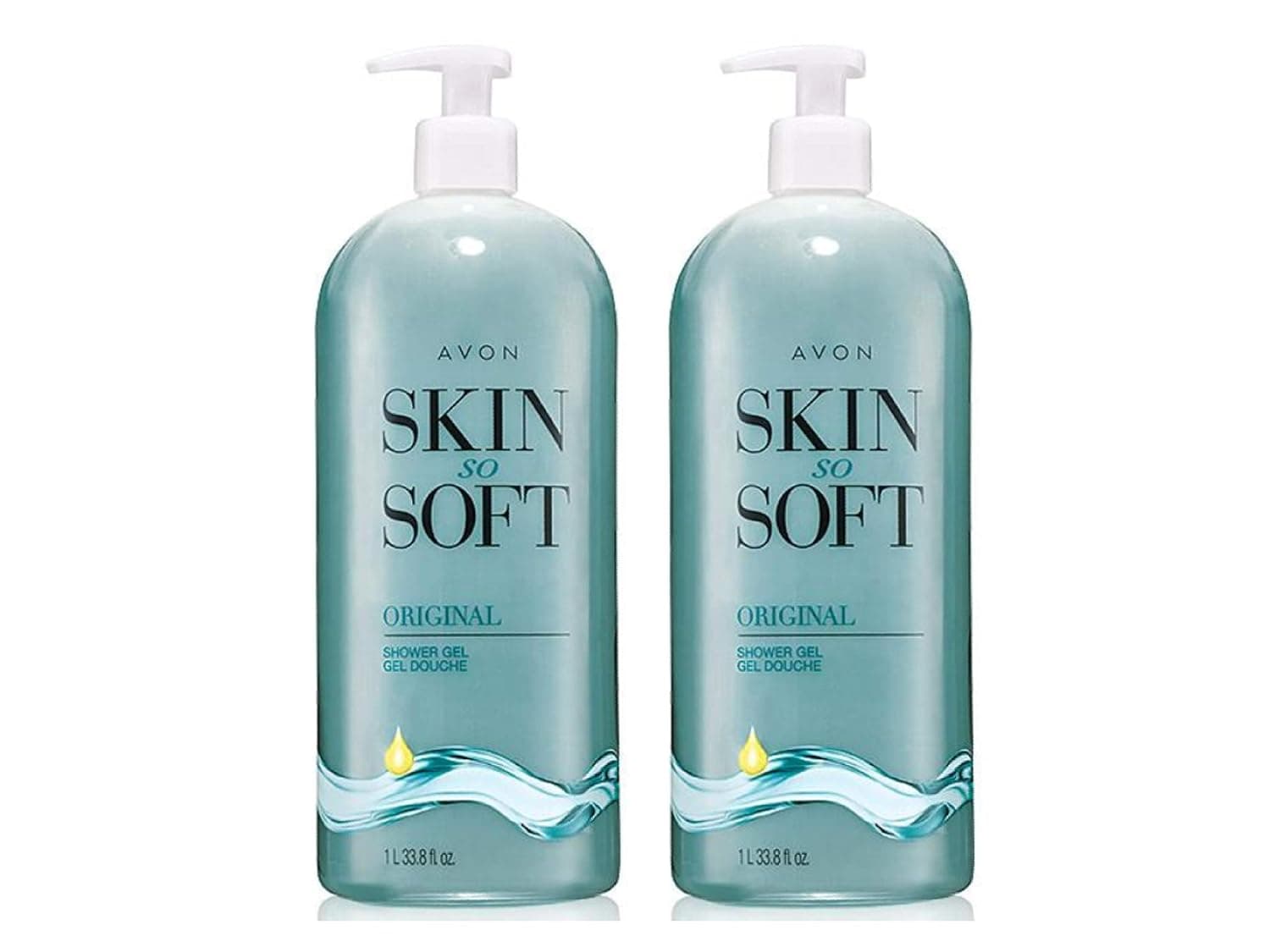 Avon Skin So Soft Original Bonus-Size Shower Gel 2 pack