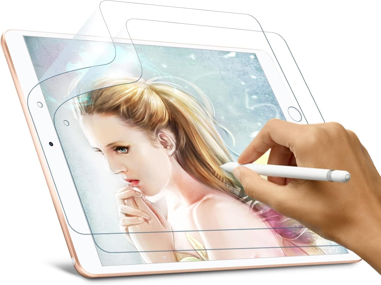 Homagical [2 Pack] Paper Screen Protector for iPad Mini 5th/4th 7.9 inch, Anti Glare Matte Paper Screen Protector - Write, Draw & Sketch as Using on Paper