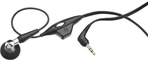 Headset Mono 3.5mm Hands-Free Earphone Single Earbud Headphone Earpiece w Mic Wired [Black] for AT&T LG Google Nexus 5 - AT&T LG K10 - AT&T LG Nitro HD - AT&T LG Optimus G