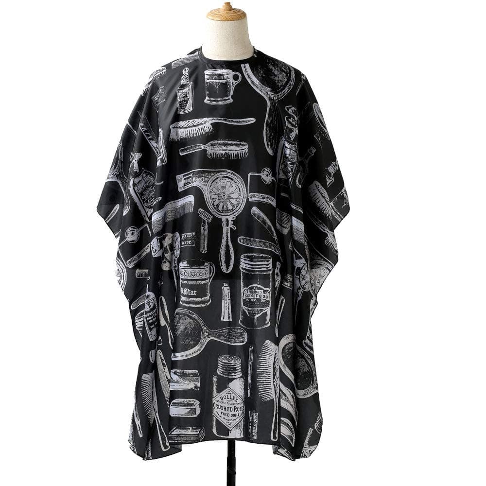 Borogo Professional Waterproof Hair Styling Cape Nylon Haircuting Salon Cape Gown Hair Salon with Snap Closure - 50" x 60"
