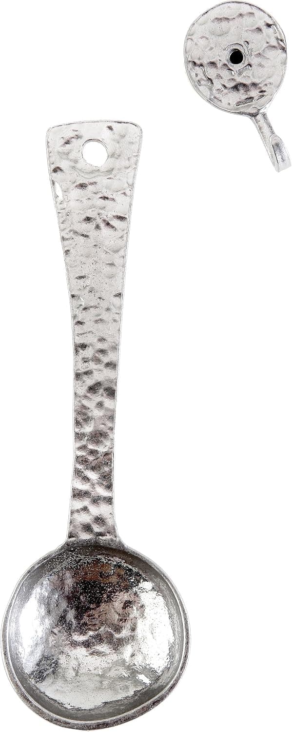 Crosby & Taylor Roman Pewter Coffee Scoop with Hook