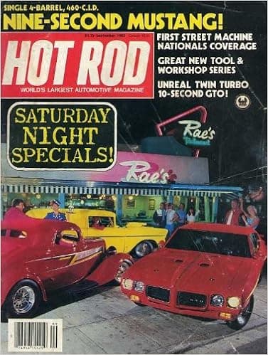 Hot Rod September 1983 Saturday Night Specials!