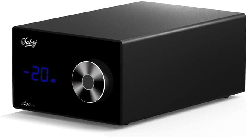 SABAJ A10a Digital Infineon Power Amplifier Class-D AMP MA12070 Chip Hi-Res RCA Input with Remote Control