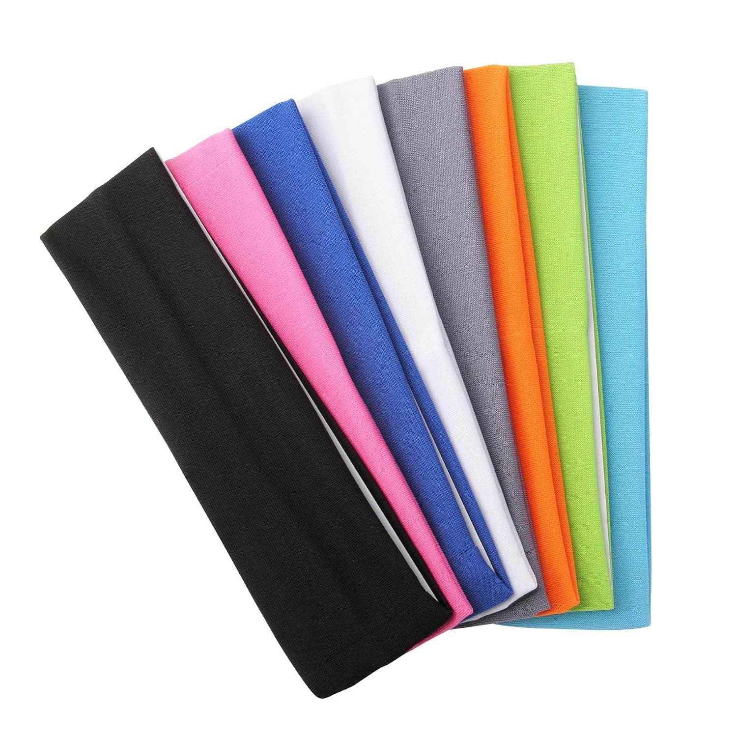 sansheng Yoga Sports Headband, Stretch Yoga Headband,Suitable for Women,Flexible Stretch Girls Sports Headband (8