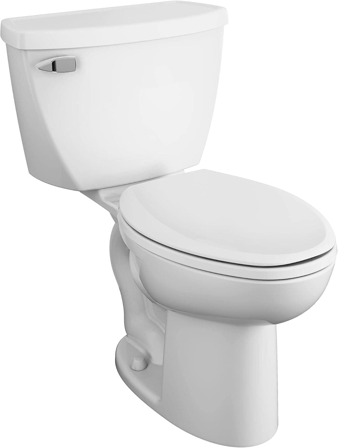 American Standard 2467016.020 Cadet Right Height Elongated Pressure Assisted Toilet, 1.6 GPF, White