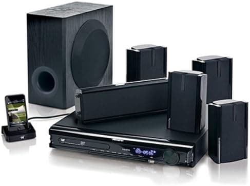 K-Musculo Memorex MiHT5005 DVD Home Theater System for iPod