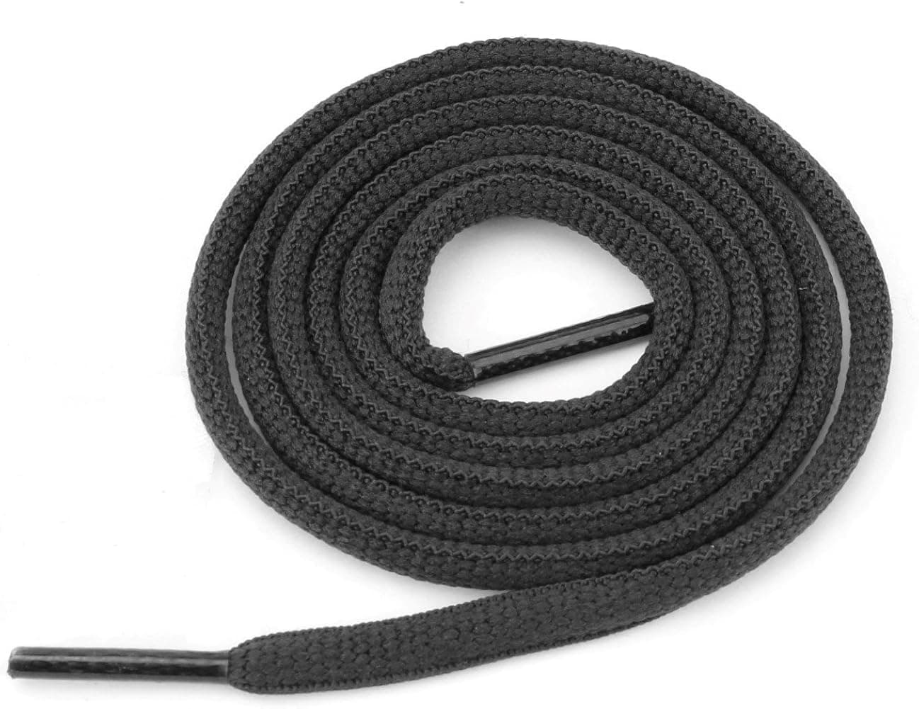 Oval Athletic Shoelaces 1/4" Thick Solid Color Strings for Workout Shoes & Sneakers - 27"-54" Length Shoe Laces
